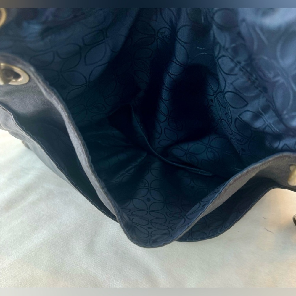 VTG! Fossil Foldover Shoulder Bag with Gold Accents - Picture 9 of 16